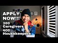 300 Caregivers and 400 Housekeepers Needed | Apply with our US EB3 Immigration Program