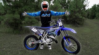 2021 Yamaha YZ125 BUILD REVEAL! RAW 2-stroke WIDE OPEN