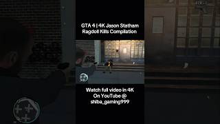 GTA 4 (4K 60FPS) Euphoria Ragdoll Kill Compilation RTX 4090 PC #reels #viralvideo #trending