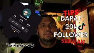 TIPS dapat 20k follower TikTok dalam masa sebulan (GIVEAWAY) | KHAIRI VLOG #110