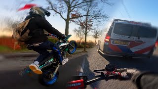 Derbi Stage6 88cc/ Yamaha DT 96 italkit | Police, GoPro POV, Wheelies \u0026 More