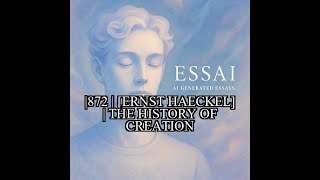 1872 | [Ernst Haeckel] | The History of Creation