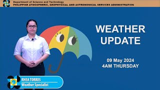 Public Weather Forecast issued at 4AM | May 09, 2024 - Thursday