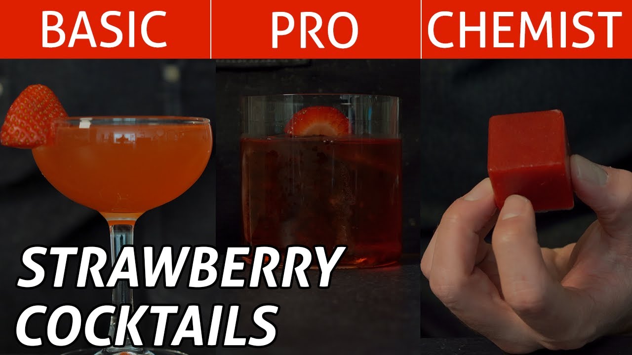 Strawberry Cocktails 3 Ways Youtube