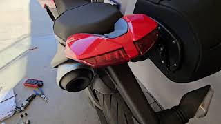 Hepco and Becker luggage on a 2023 Ducti Hypermotard