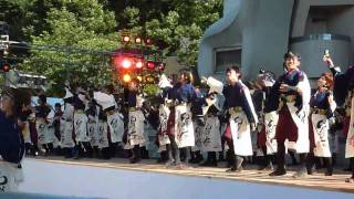 早稲田大学踊り侍２０１０「翔舞」原宿スーパーよさこいじまん市演舞