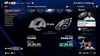 LCL Madden 25 League Reboot Year 3 Week 9 Rams vs Eagles