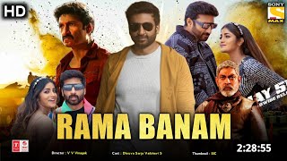Rama Banam 2023 Full Movie Hindi Dubbed Release Date | Gopichand New Movie | South Indian Movie