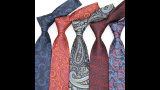 8cm jacquard mens ties plaid necktie paisley for men homme cravate gravata corbatas wedding party