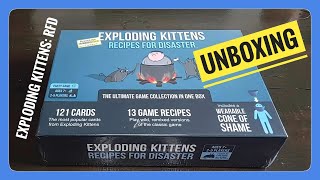Exploding Kittens: Recipes for Disaster Unboxing