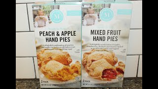 Martha Stewart Kitchen Hand Pies: Peach & Apple and Mixed Fruit Review