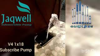 V4 1HP 15 Stage Single Phase Submersible | JAQWELL PUMP | Mfg By : PIONEER PUMPS AND MOTORS