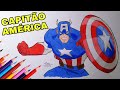 Desenho Capitão América (Os Vingadores) | CayArts