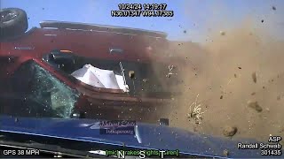 Wild Pursuit/TVI/Overturned US-71 Greenland Arkansas State Police Troop L, Traffic Series Ep.1226