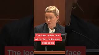 Amber's face when she realized she SLIPPED UP! 🤐 #tmz #amberheard #johnnydepp #justiceforjohnnydepp