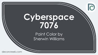 Cyberspace SW 7076 by Sherwin Williams