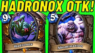 DISGUSTING Hadronox Druid OTK! Taunt is CHEAT!!!