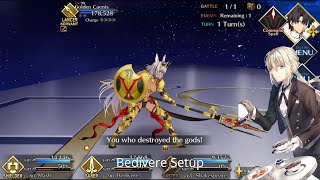 [FGO NA] Olympus Caenis Last Fight - Bedivere Setup