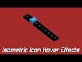 Css Hover Effects Isometric Icons | HTML and CSS Tutorial