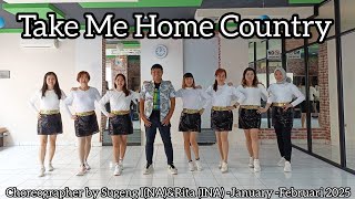 Take Me Home Country//Line Dance//Coach Sugeng//Ceria Dance