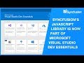 Syncfusion's Javascript Library Is Now Part of Microsoft Visual Studio Dev Essentials!