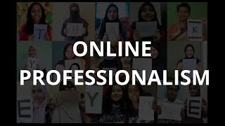 ONLINE PROFESSIONALISM - LMCR 3442 Pengurusan Program Kerjaya