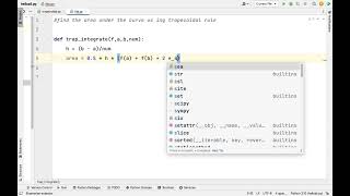 Python Tutorial #4: Trapezoidal Rule of Integration.