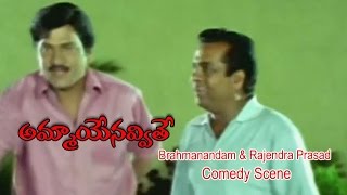 Ammaye Navvithe Telugu Movie | Brahmanandam & Rajendra Prasad Comedy Scene | Bhavana  | ETV Cinema