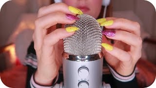 1Hr No Talking ASMR Blue Yeti Tapping and Scratching ~