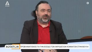 Ο Δημήτρης Μανιάτης σχολιάζει την πολιτική επικαιρότητα | Rotation | ATTICA TV