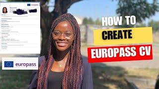 How To Create Europass Cv New Europass Cv Format 2024 Europass Cv