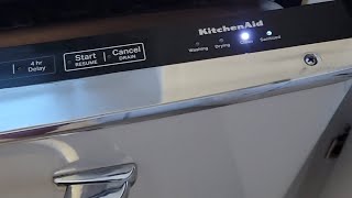 Dishwasher Clean Light - Kitchenaid / Whirlpool panel mount BigChill KDTE304LPA, quick fix