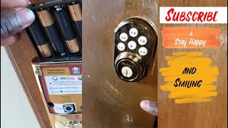 Keyless Door Lock Battery Replacement | DIY