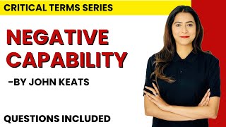 What is Negative Capability? - Easiest Explanation| NTA UGC NET English Literature - Sunaina Jethani