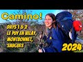 Camino! Days 1 & 2 - Le Puy en Velay, Montbonnet, Saugues France