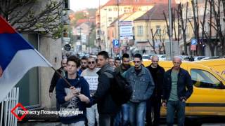 Protest u Loznici -  drugi dan, 9. april 2017.