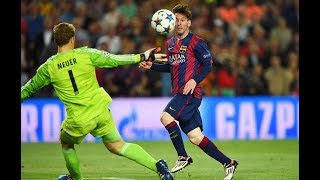 The Day When Messi proved neuer who is the boss!!