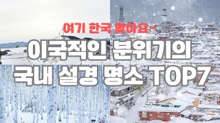 이국적인 분위기의 국내 설명 명소 TOP7