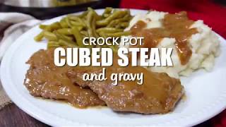 How to make: Crock Pot Cubed Steak and Gravy