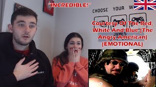 British Couple Reacts to Courtesy Of The Red, White And Blue (The Angry American) (EMOTIONAL)