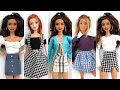 DIY 10 BARBIE IDEAS NO SEW NO GLUE | DIY Miniature Ideas for Barbie | Barbie Doll Clothes