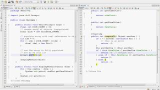 Week 11 Java Array and Comparable interface Part 4