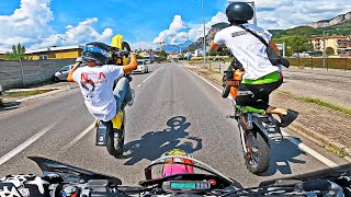 Streetride in Italy - 2 STROKE SOUND !!