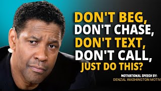 To Make Any Woman Miss You Badly, Best To Do These Things || Denzel Washington Motivation