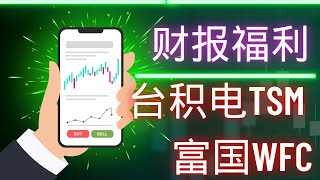 西格玛财经26：财报福利一次🤑！台积电TSM👾 + 富国银行WFC🤠 ！#股票 #投资 #银行股 #台积电 #stocks #investing