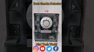 Short Video Duct Smoke  Detector Fire Switch Installation in Dubai United Arab Emirates