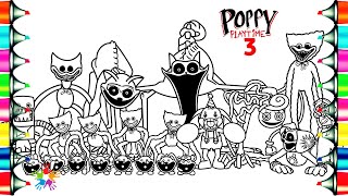 Poppy Playtime 3 New Coloring Pages / How To Color Poppy Playtime Characters  / NCS Music