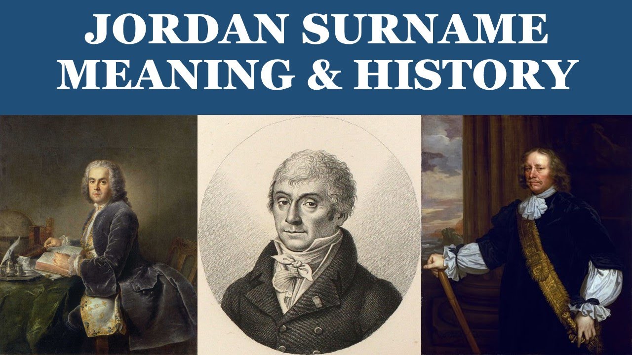 Jordan Surname History - YouTube