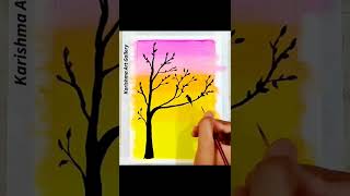 Drawing with Oil Pastel | Simple drawing | #shorts #drawing #subscribe #karishma_art_gallery