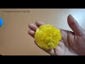 flower making with carry bags diy flower ideas pompom style plastic marigold flower making